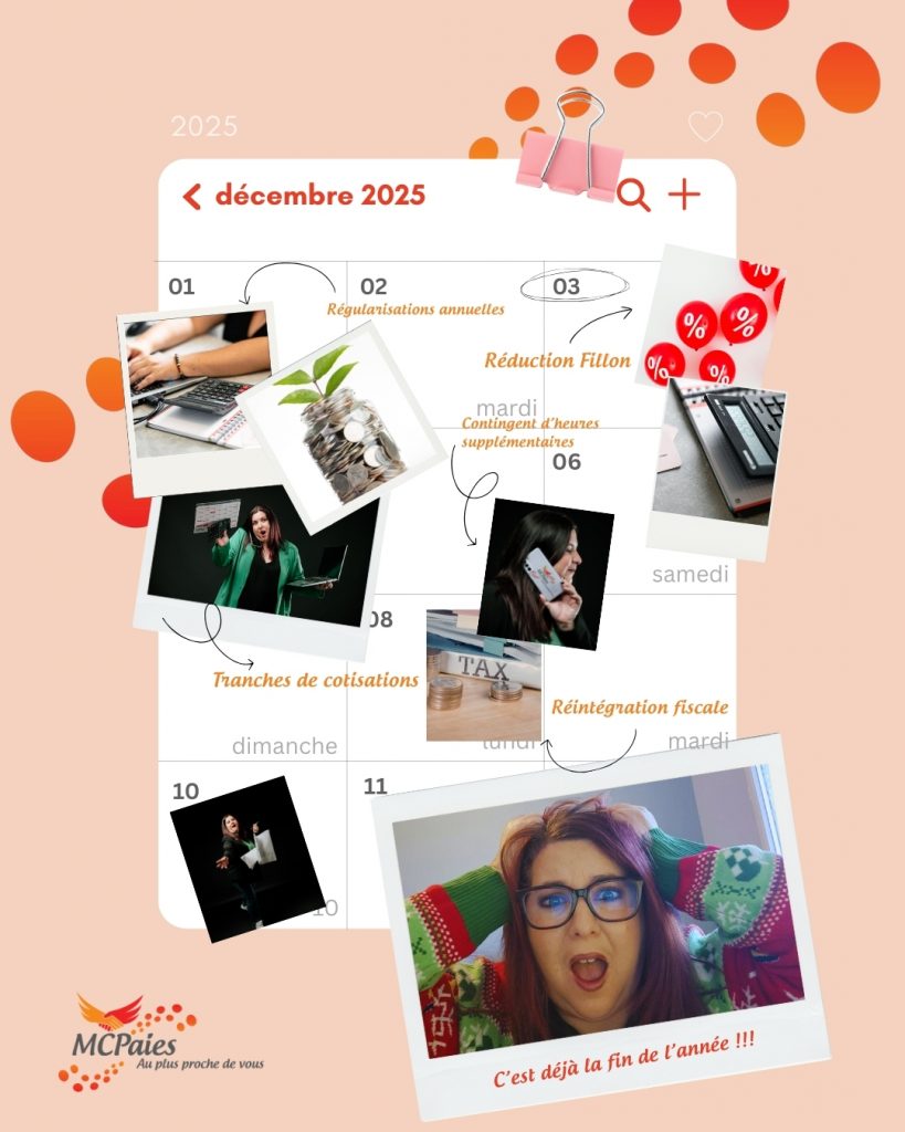 Actu paies décembre 2025